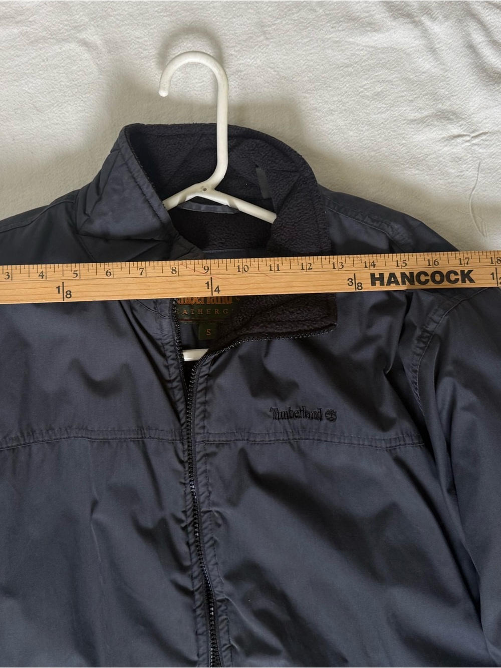 Timberland Men’s Charcoal Fleece-Lined Jacket Size S - Picture 4 of 10